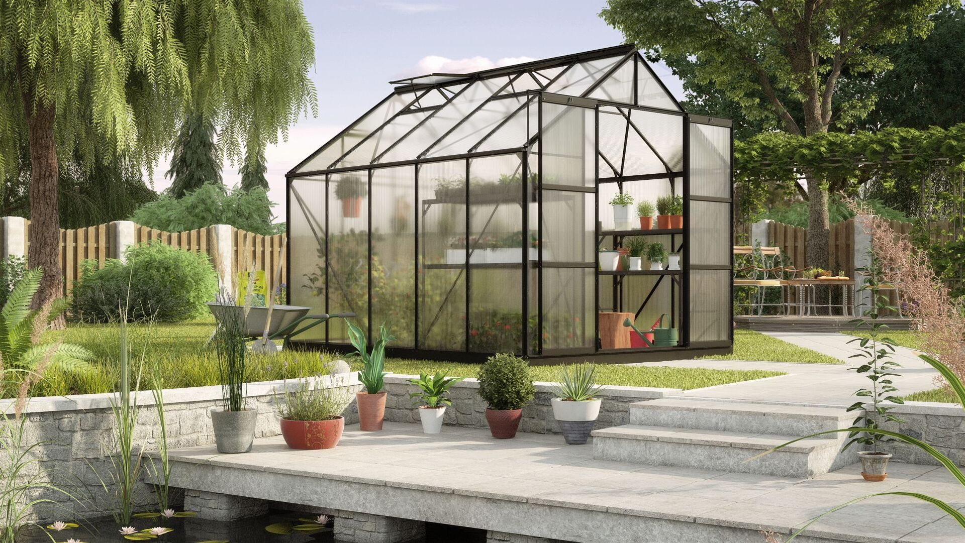 Gewächshaus Uranus 8300 1 Gewächshaus Uranus 8300