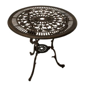 Gartentisch Jugendstil bronze-antik