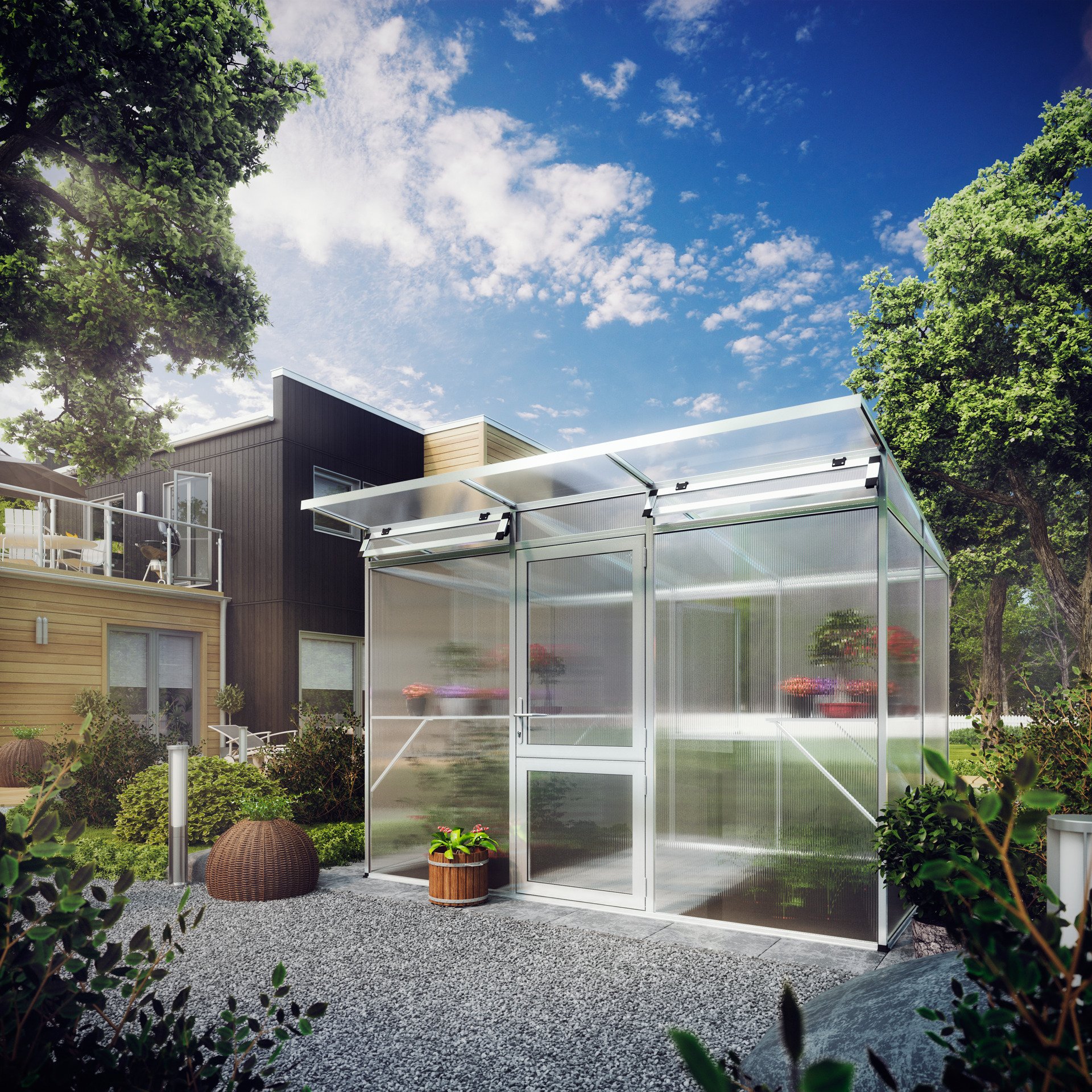 Gewächshaus Linea 1 Gewächshaus Linea