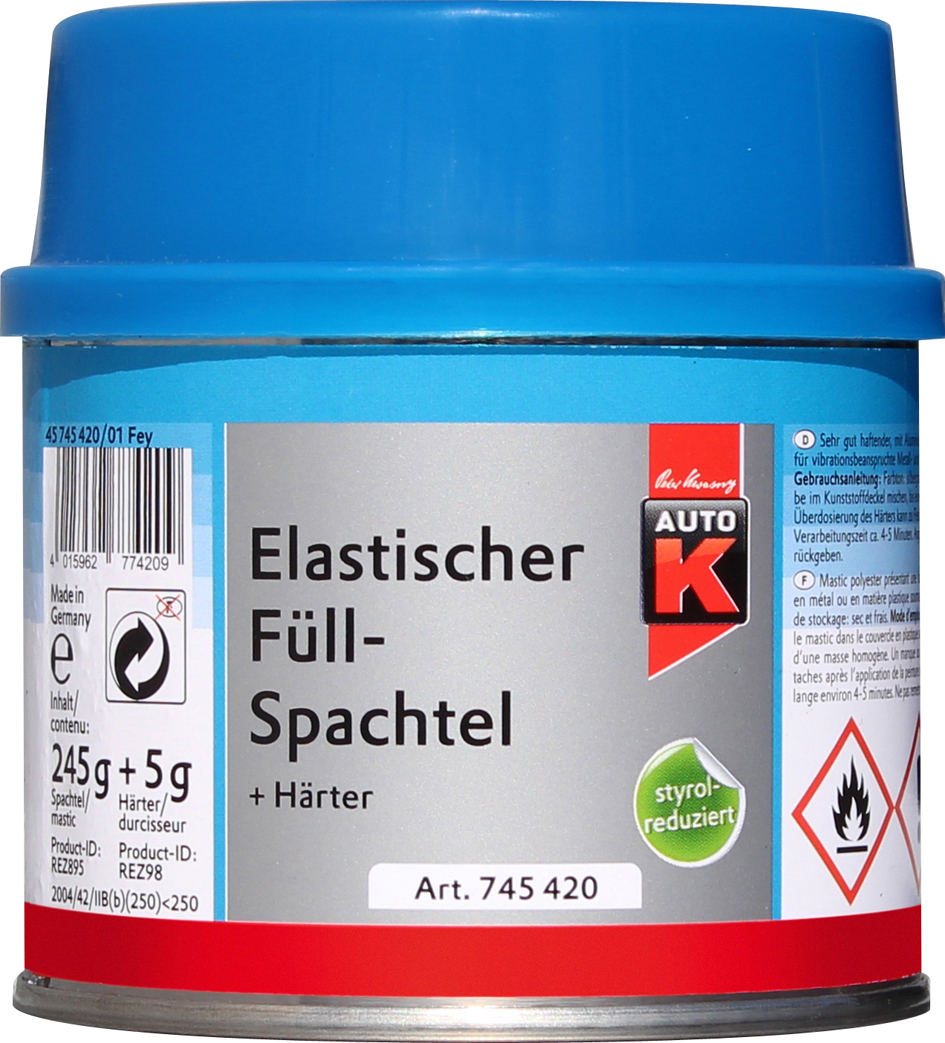 Auto-K ELASTISCHER FÜLLSPACHTEL 250G 1 Auto-K ELASTISCHER FÜLLSPACHTEL 250G