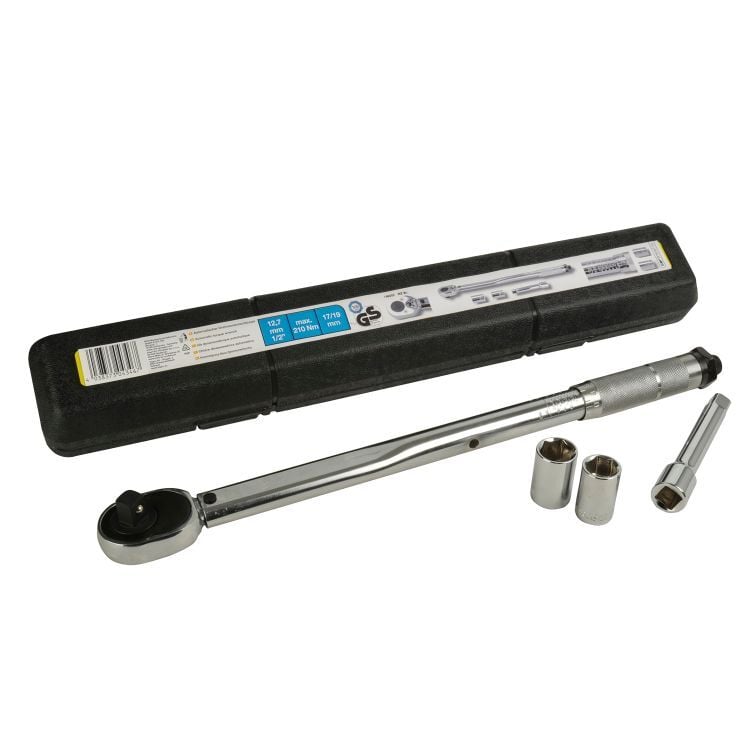 Drehmomentschlüssel mit Nüssen 17-19mm 1 Drehmomentschlüssel mit Nüssen 17-19mm