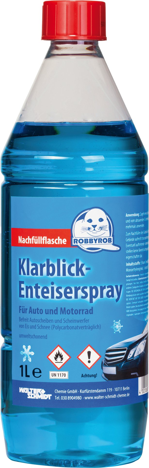 Enteiserspray Nachfüllflasche, 1,0l 1 Enteiserspray Nachfüllflasche, 1,0l