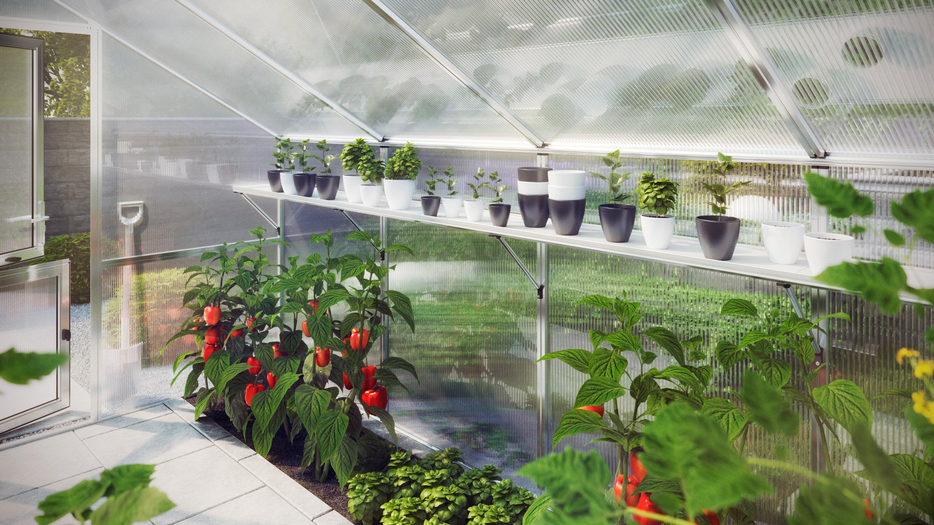 Hängebord für Gewächshaus Orchidee 1 Hängebord für Gewächshaus Orchidee