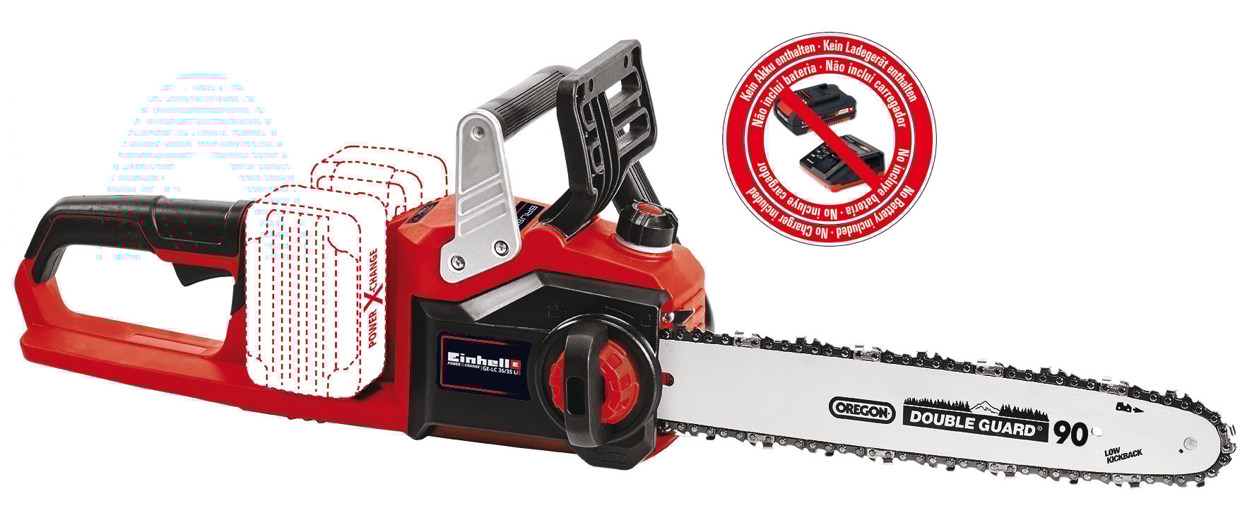 Power X-Change Akku-Kettensäge GE-LC 36/35 Li-Solo 1 Power X-Change Akku-Kettensäge GE-LC 36/35 Li-Solo