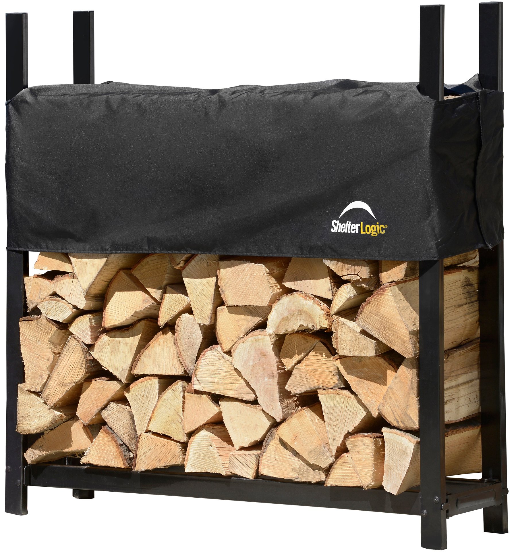 Kaminholzregal mit Cover 1 Kaminholzregal mit Cover