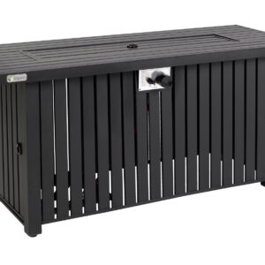 Gasfeuerstelle Topeka mit Glasumrandung