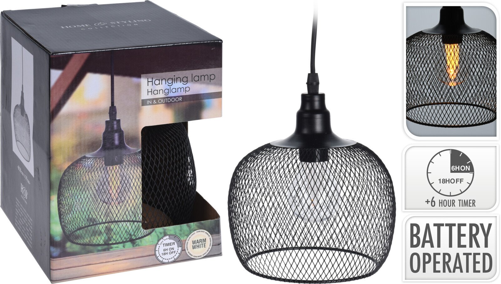 Hängeleuchte, Metallgitter 1 Hängeleuchte, Metallgitter