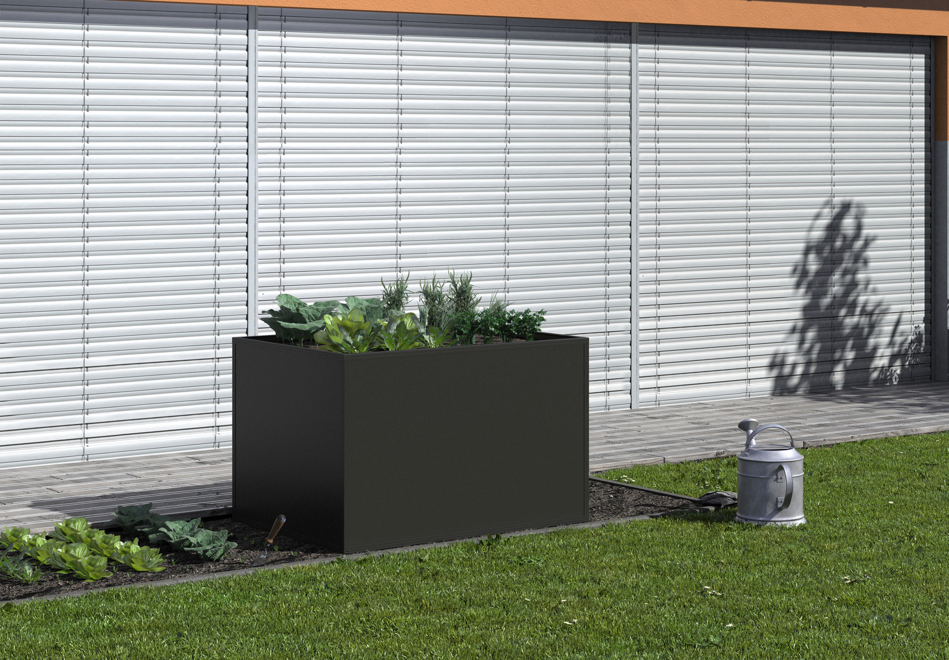 Aluminium-Hochbeet, Profilsystem 1 Aluminium-Hochbeet, Profilsystem