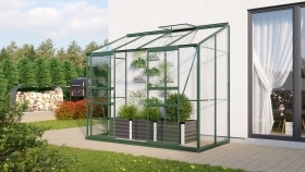 Anlehn-Gewächshaus Styx 3000 1 Anlehn-Gewächshaus Styx 3000