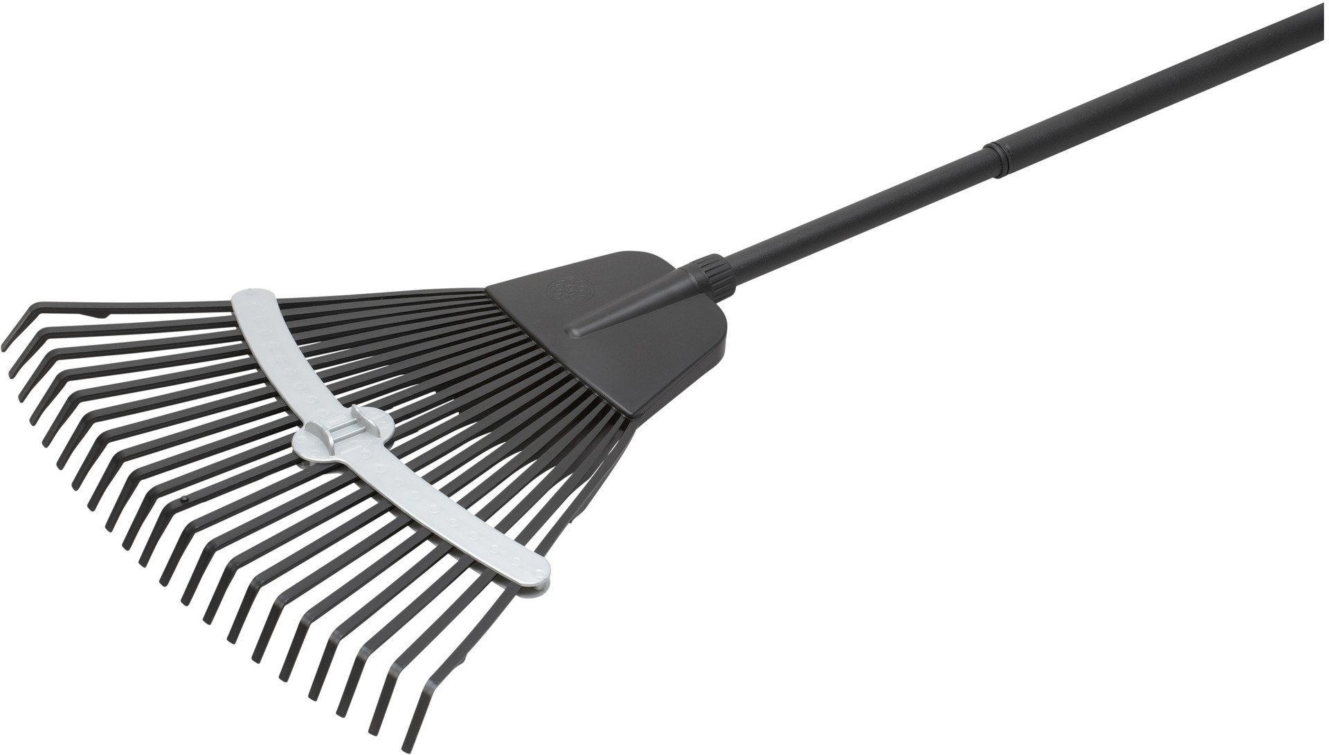 Laubbesen mit Stiel, Kunststoff, verstellbar 1 Laubbesen mit Stiel, Kunststoff, verstellbar