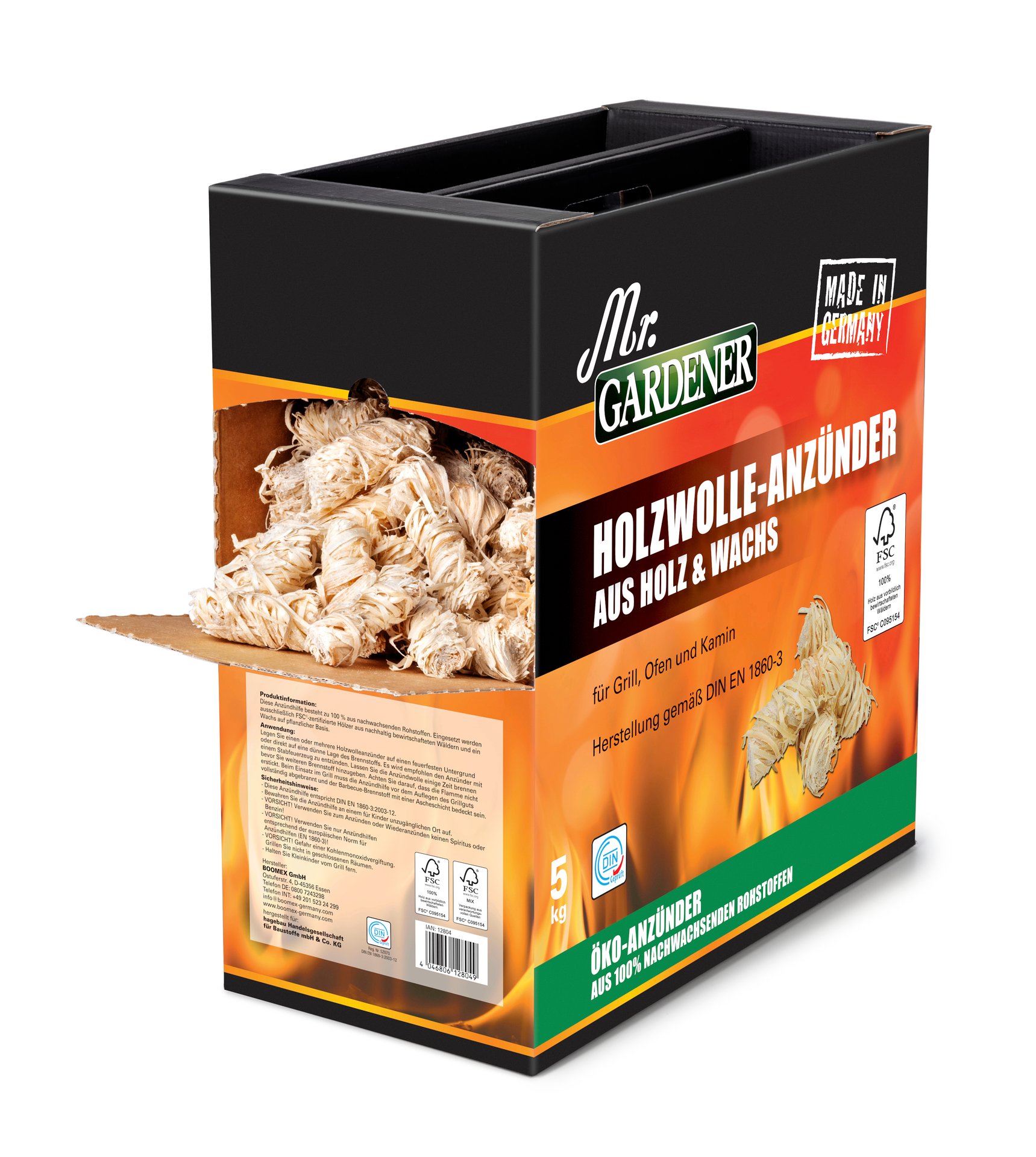 Holzwolleanzünder 1 Holzwolleanzünder