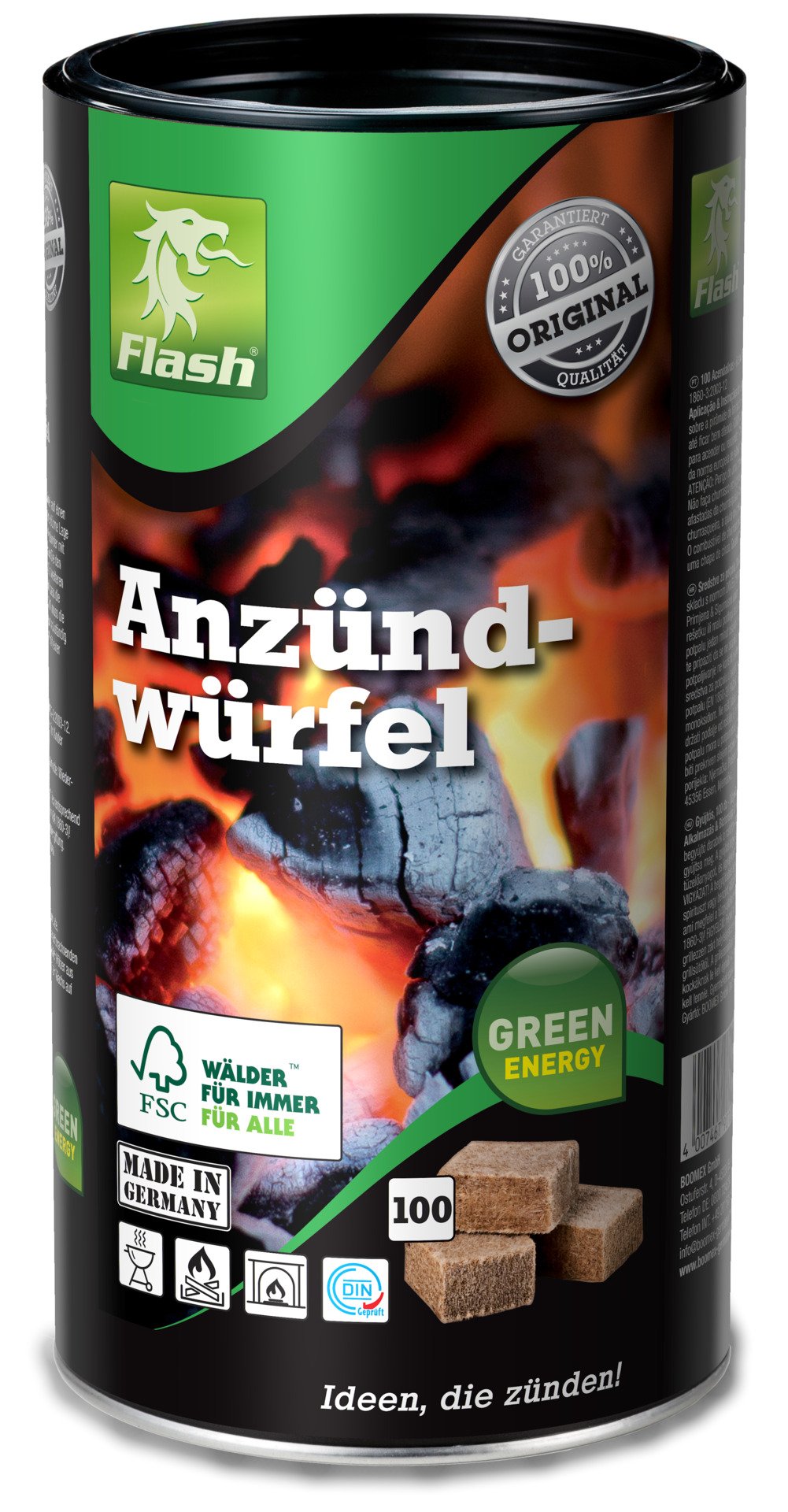 Ökoholzfaserzünder 1 Ökoholzfaserzünder