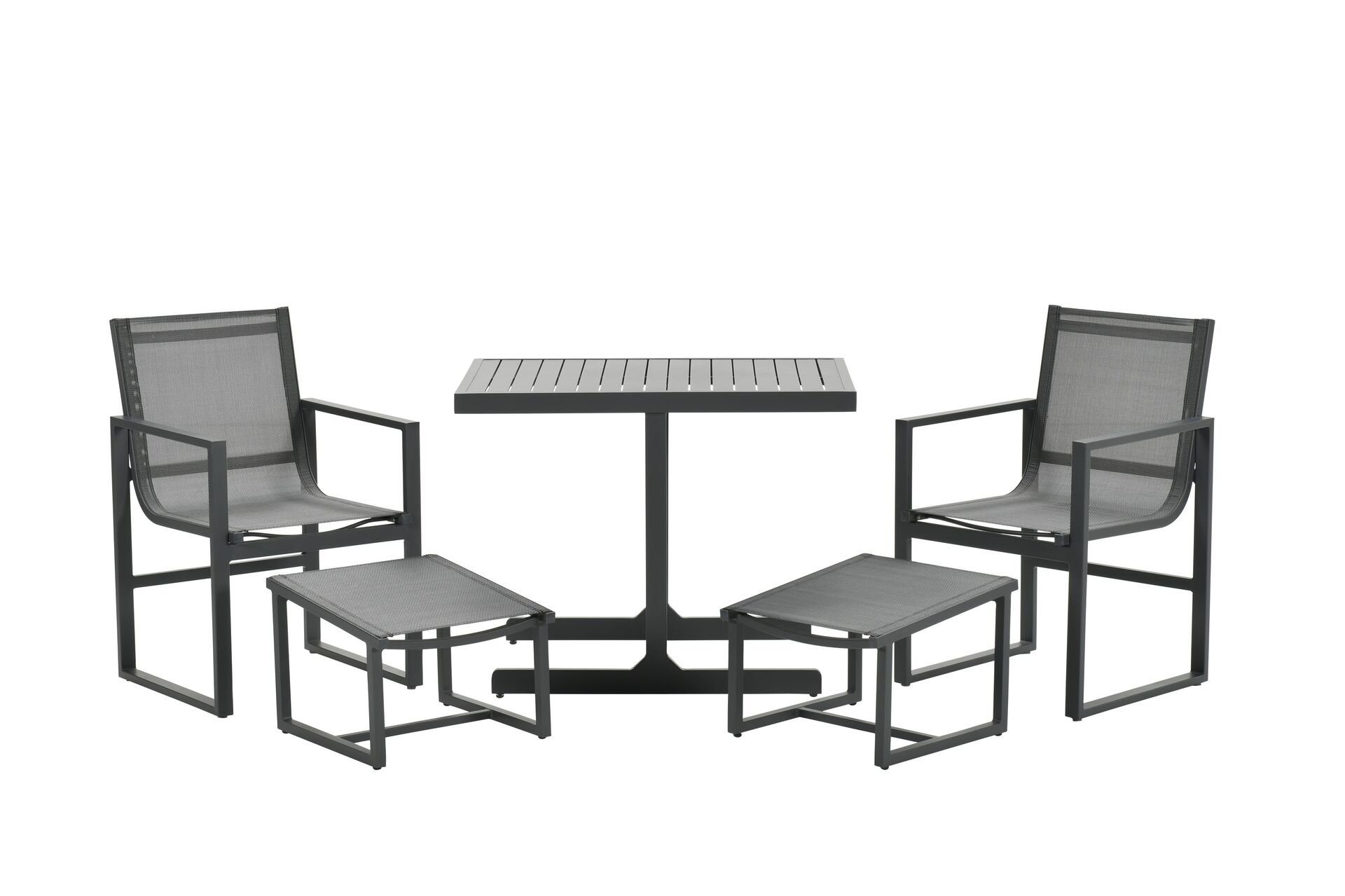 Alabama Balkonset 95X65X75 Cm Carbon Black-Anthrazit 1 Alabama Balkonset 95X65X75 Cm Carbon Black-Anthrazit