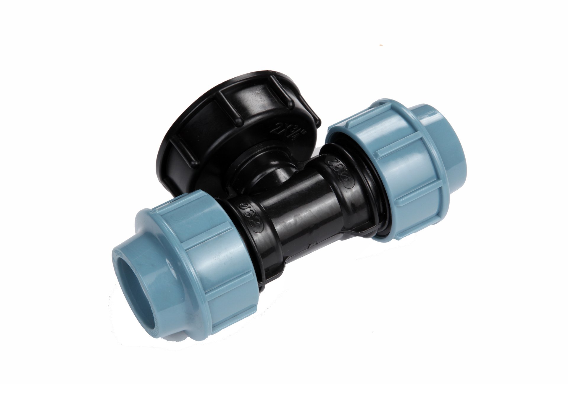 Ibc T-Tank-Rohrverbinder 2X32mm 1 Ibc T-Tank-Rohrverbinder 2X32mm