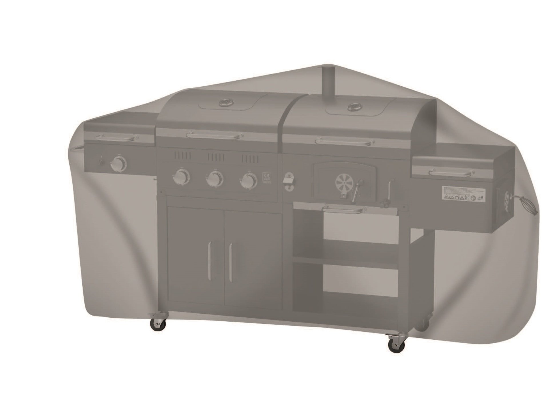 Abdeckhaube für Ottawa Kombigrill 1 Abdeckhaube für Ottawa Kombigrill