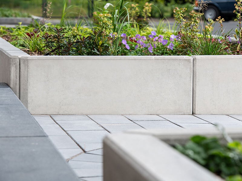 L-Stein bewehrt, 12cm, grau 1 L-Stein bewehrt, 12cm, grau