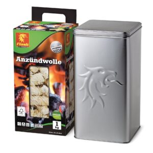 Dose mit Anzündwolle 1 kg