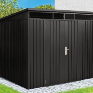 Premium Geräte-Pultdachhaus anthrazit