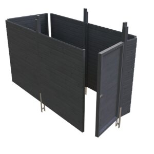 Abstellraum aus Profilschalung imprägniert