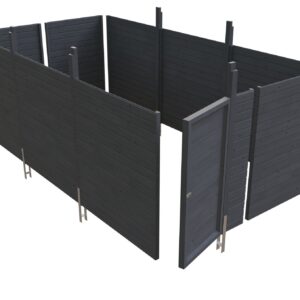 Abstellraum aus Profilschalung imprägniert