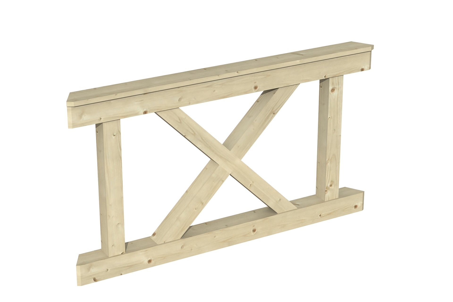 Brüstung Andreaskreuz Nice 1 Brüstung Andreaskreuz Nice