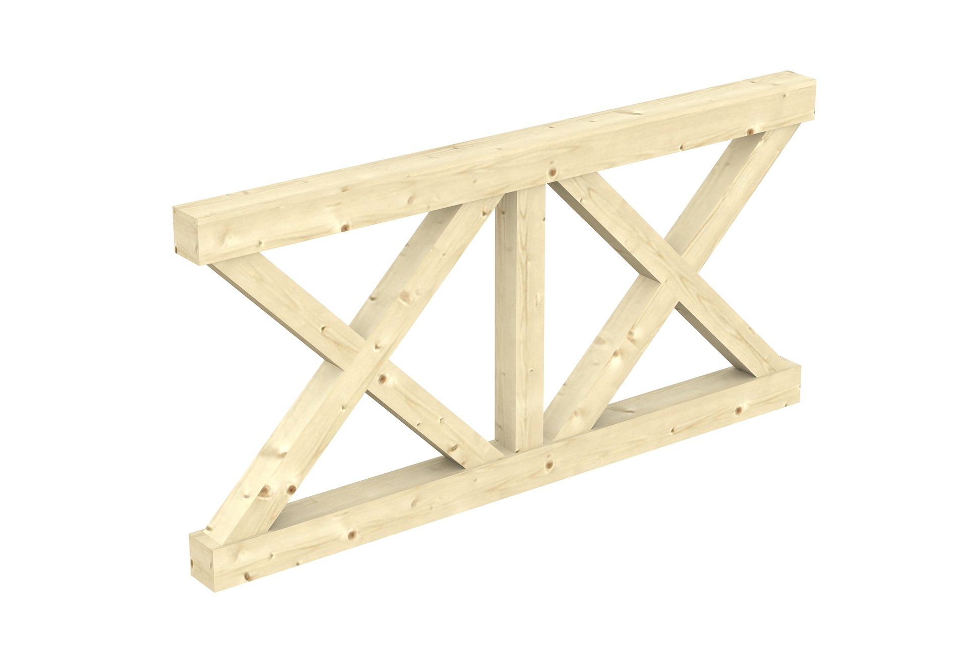 Brüstung Andreaskreuz 1 Brüstung Andreaskreuz