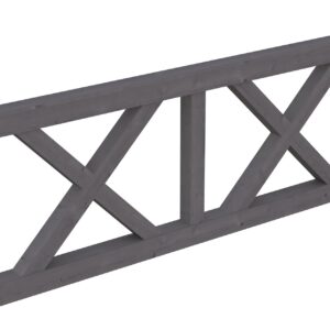 Brüstung Andreaskreuz