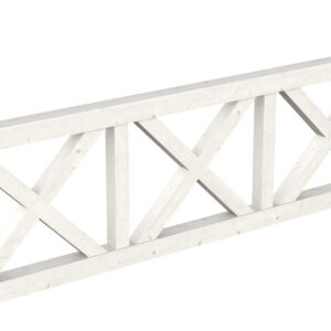 Brüstung Andreaskreuz