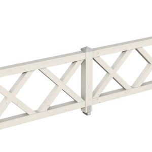 Brüstung Andreaskreuz