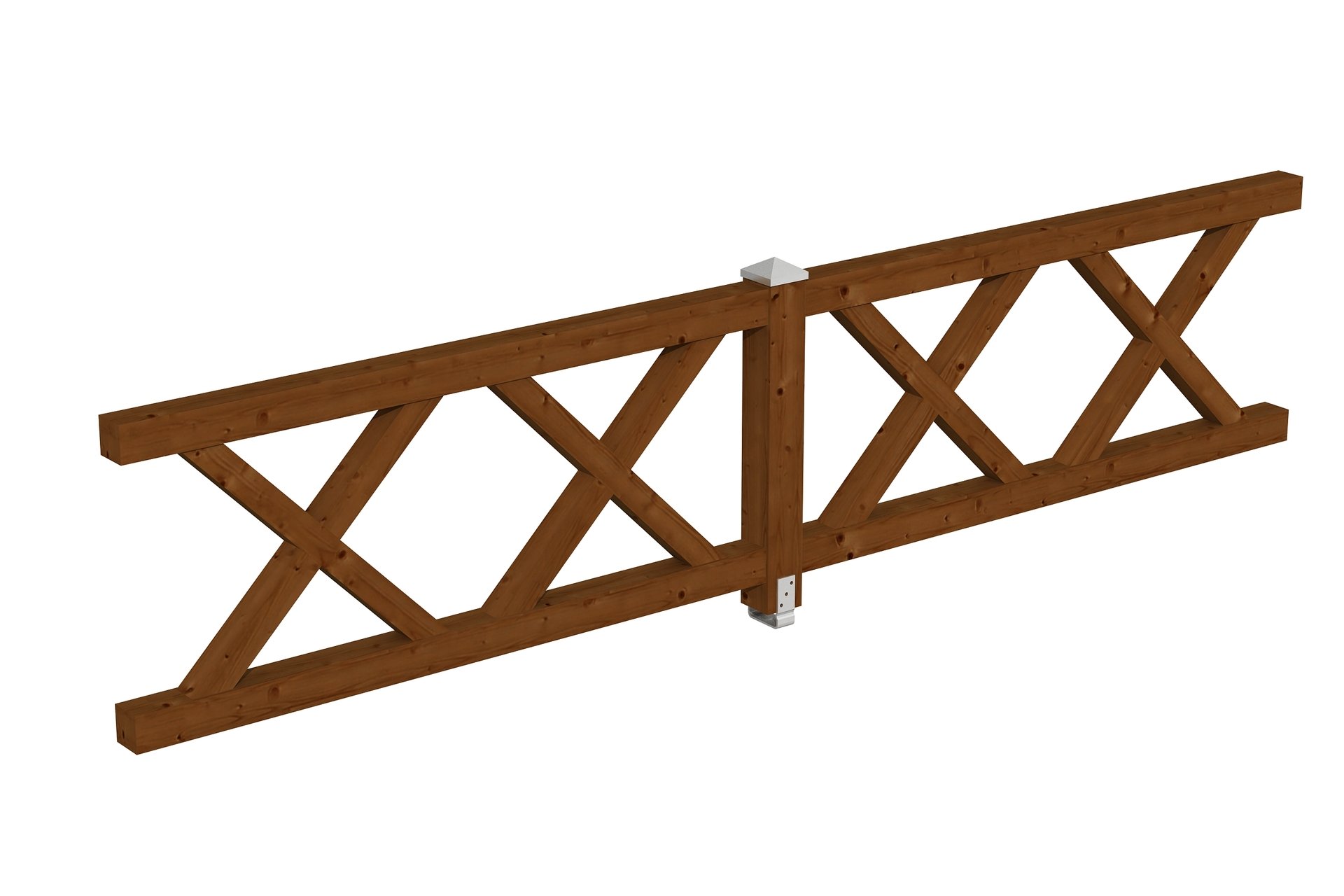 Brüstung Andreaskreuz 1 Brüstung Andreaskreuz