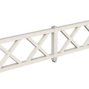 Brüstung Andreaskreuz