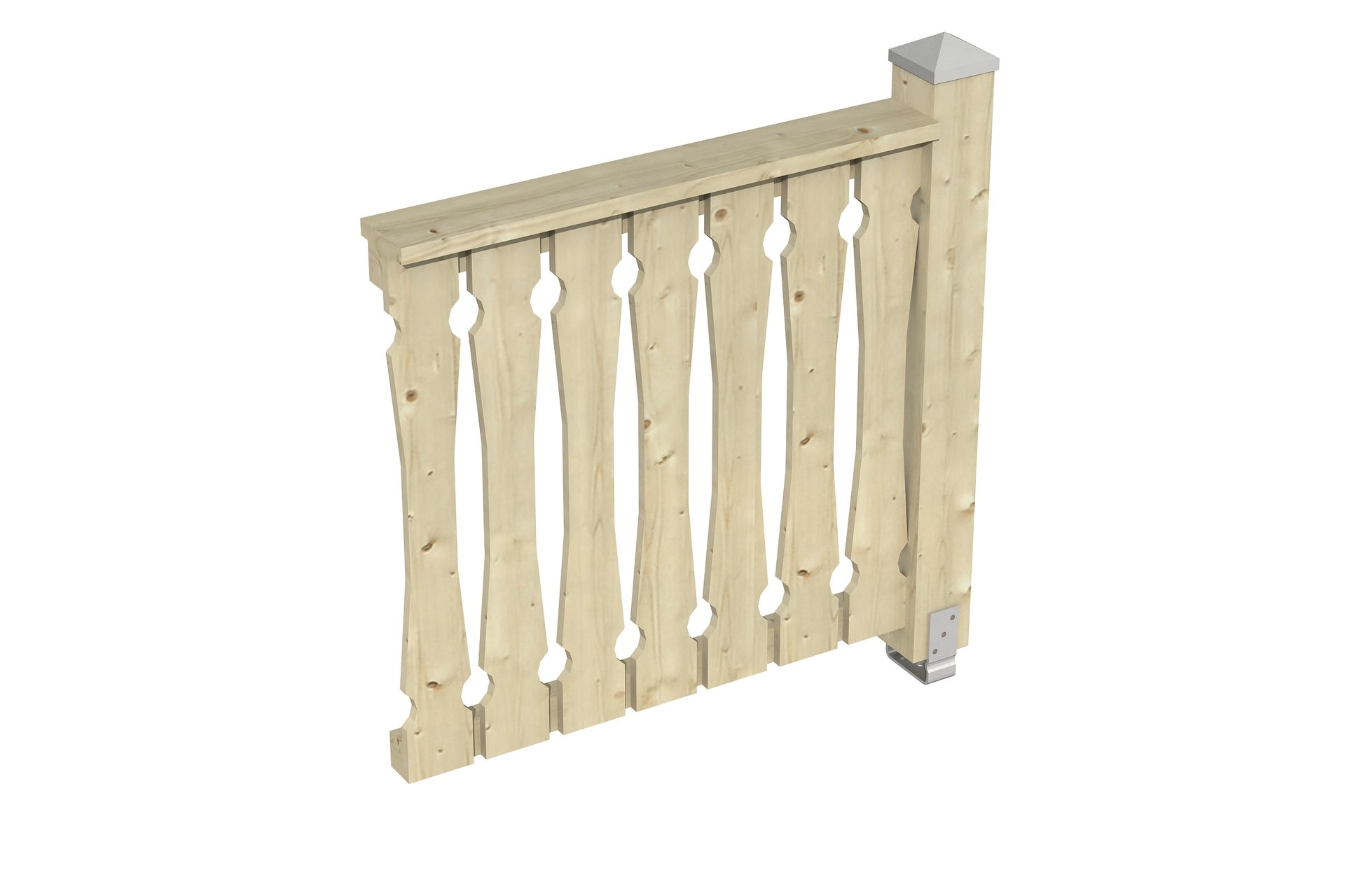 Brüstung Balkonschalung Fichte 1 Brüstung Balkonschalung Fichte