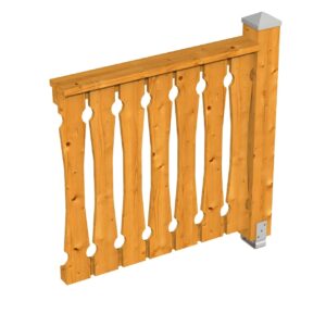 Brüstung Balkonschalung Fichte