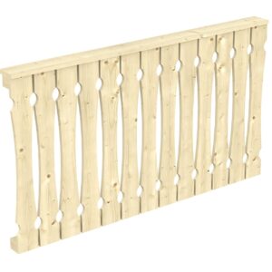 Brüstung Balkonschalung Fichte