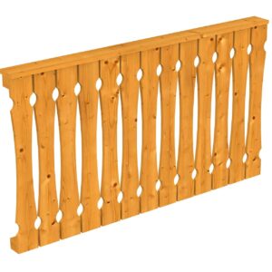 Brüstung Balkonschalung Fichte