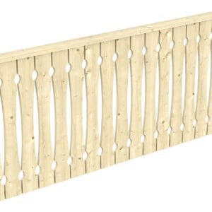 Brüstung Balkonschalung Fichte