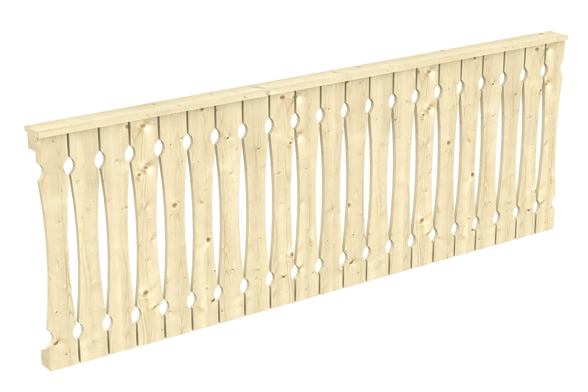 Brüstung Balkonschalung Fichte 1 Brüstung Balkonschalung Fichte