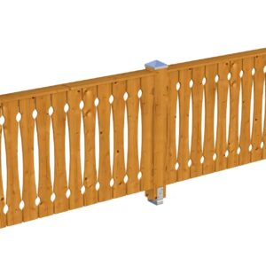 Brüstung Balkonschalung Fichte