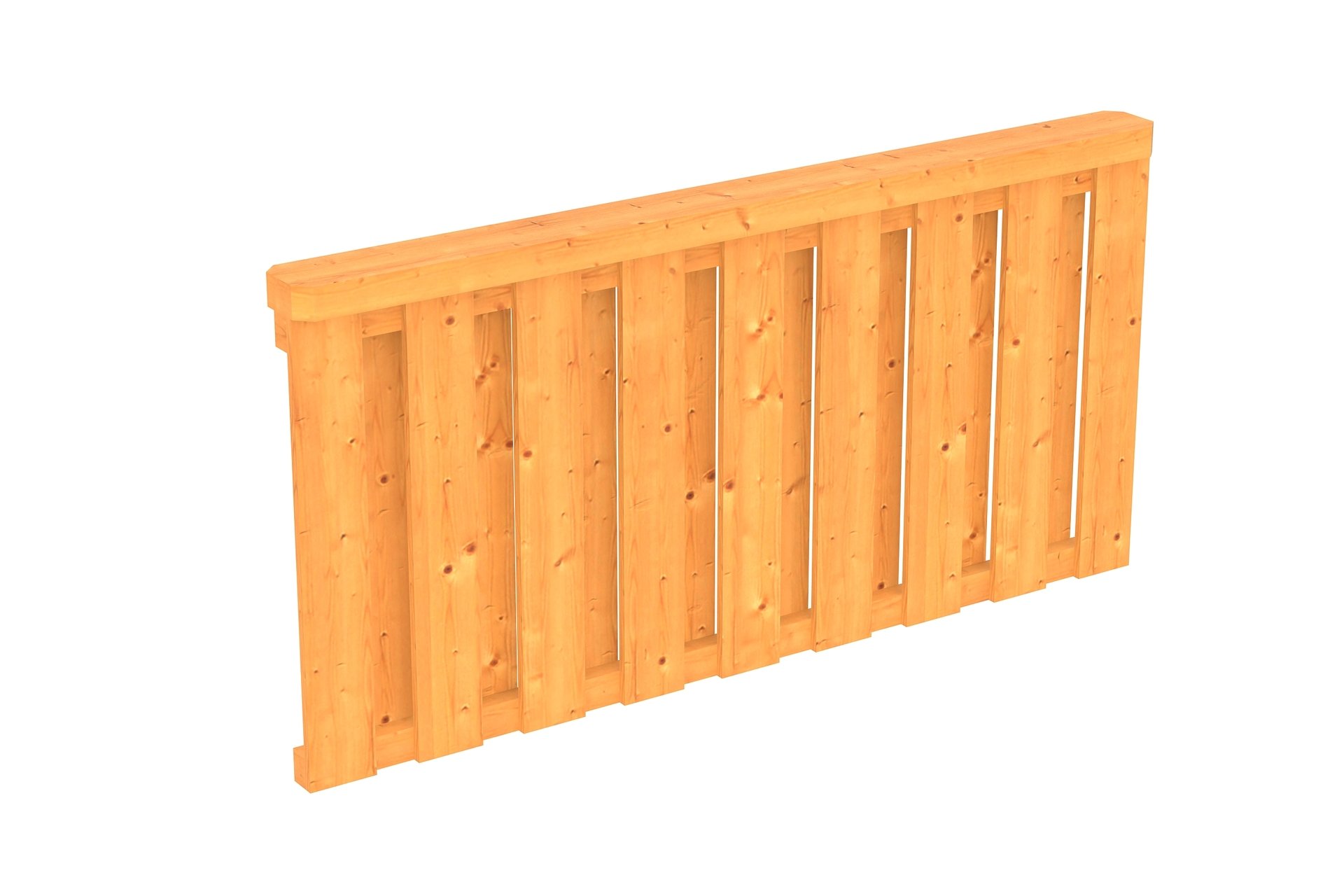 Brüstung Deckelschalung Douglasie 1 Brüstung Deckelschalung Douglasie