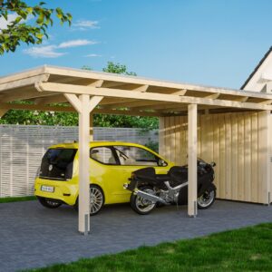 Carport Emsland m. Abstellraum