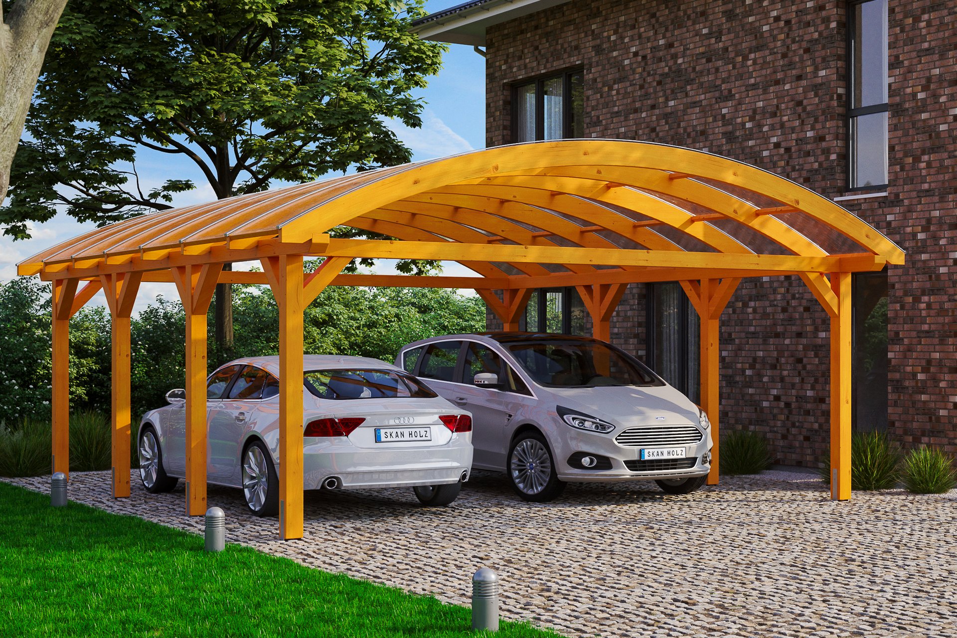 Carport Franken Leimholz 1 Carport Franken Leimholz