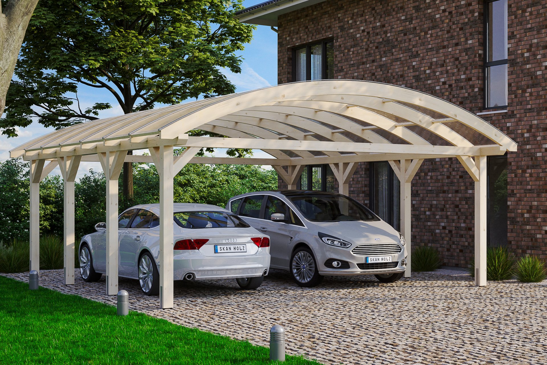 Carport Franken Leimholz 1 Carport Franken Leimholz