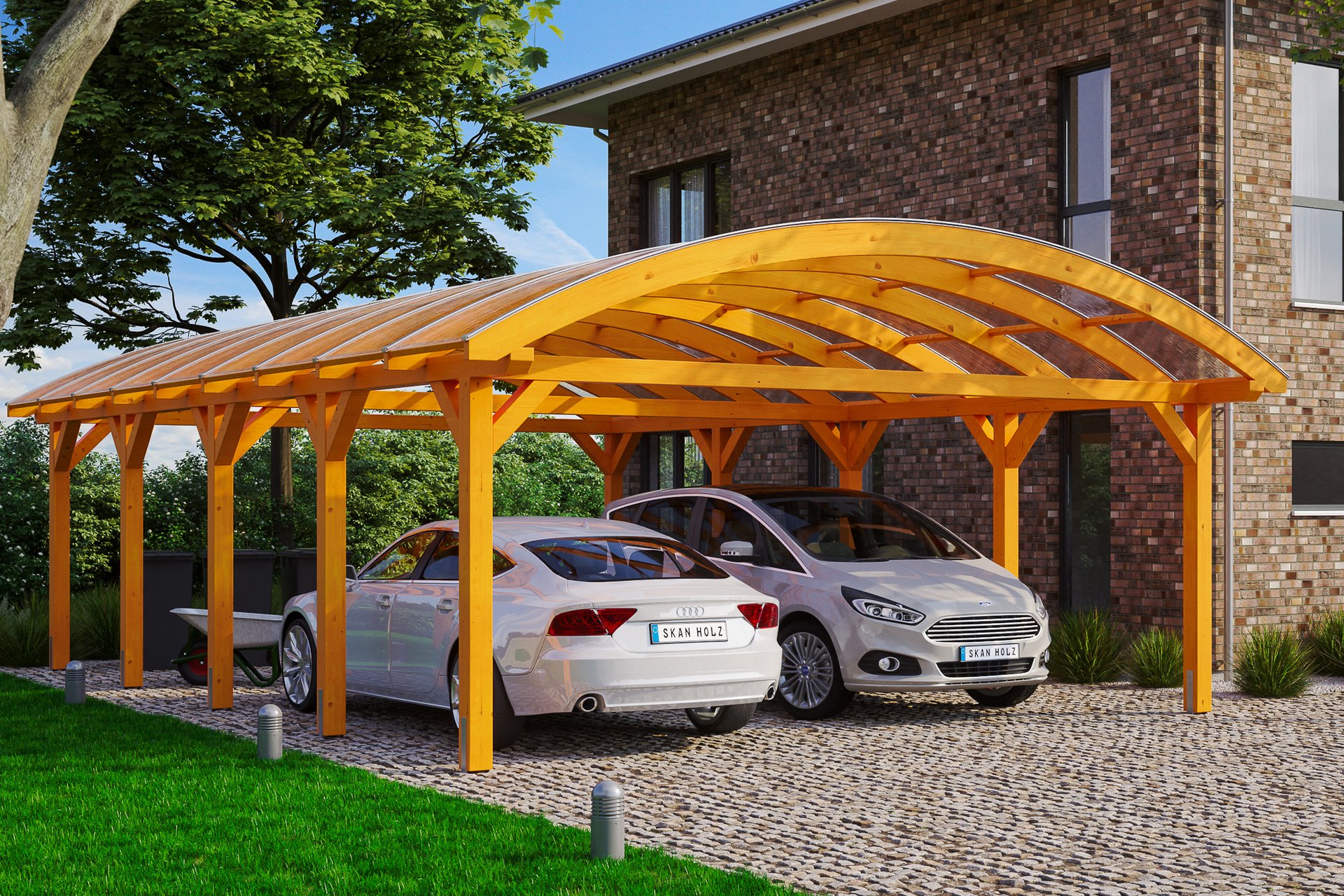 Carport Franken Leimholz 1 Carport Franken Leimholz