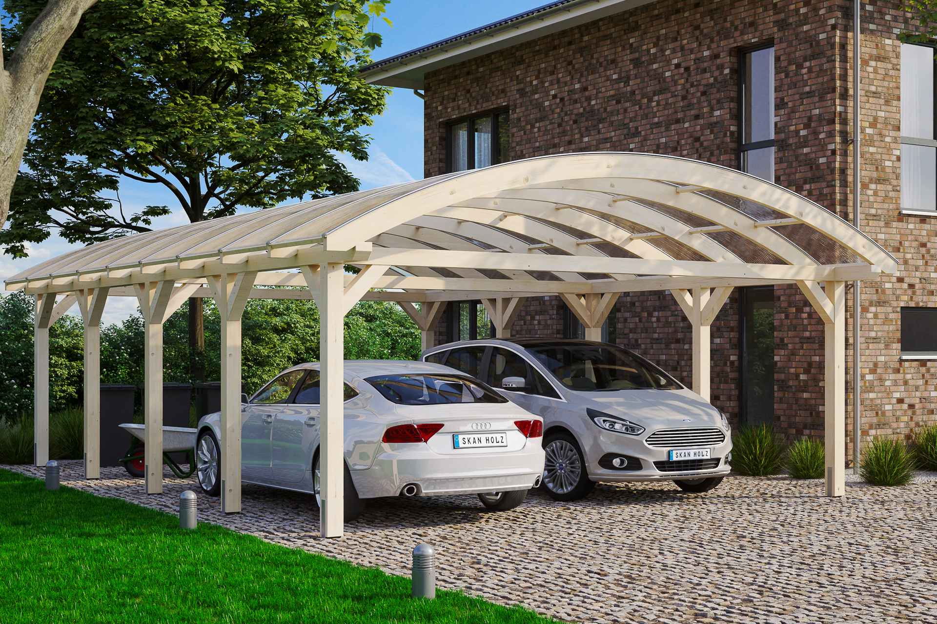 Carport Franken Leimholz 1 Carport Franken Leimholz