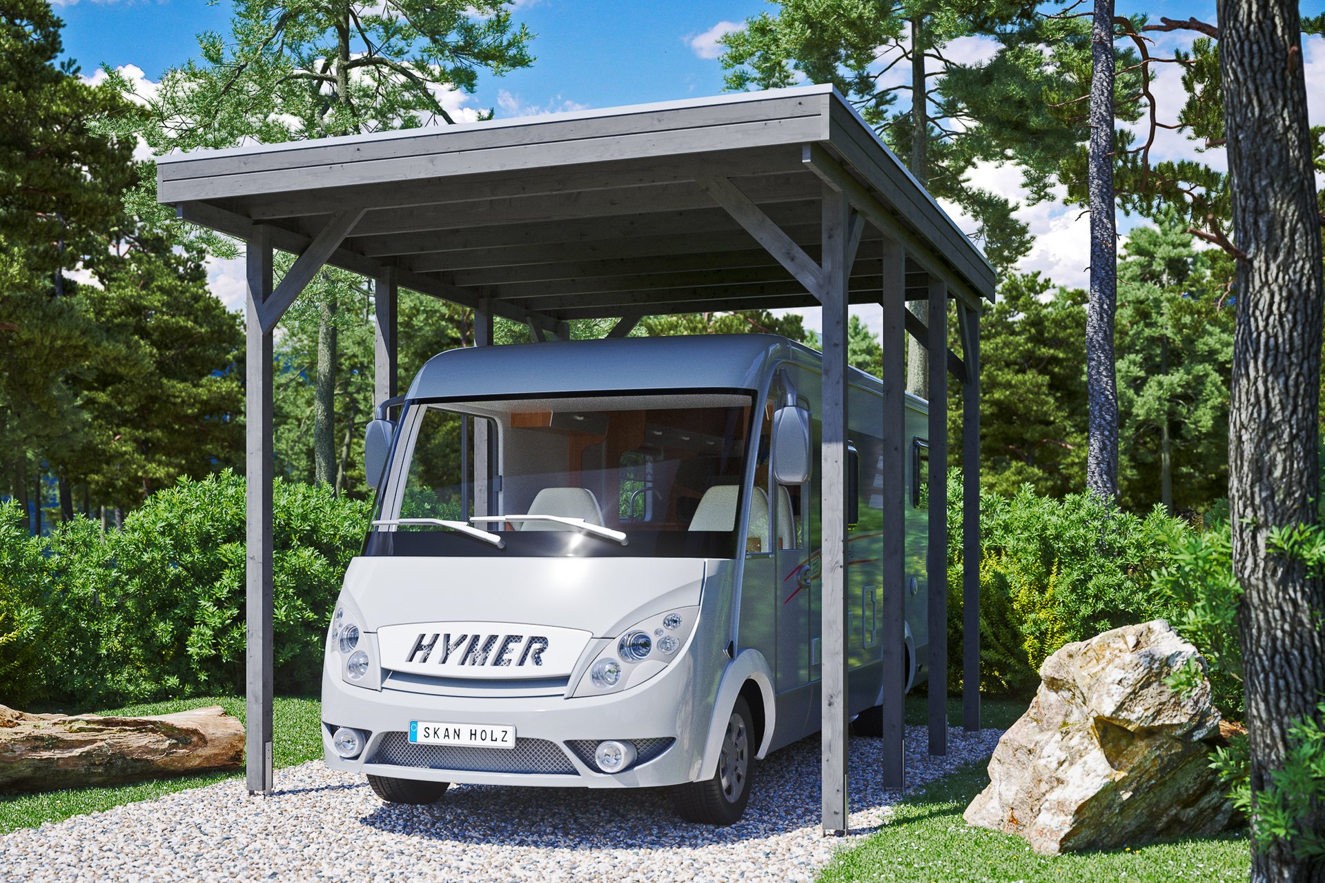 Caravan-Carport Friesland 1 Caravan-Carport Friesland