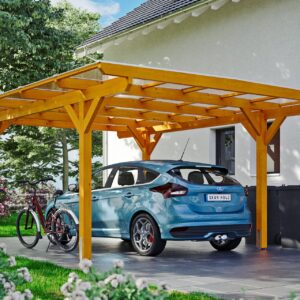 Carport Odenwald gerade Kopfbänder