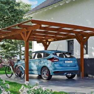 Carport Odenwald gerade Kopfbänder
