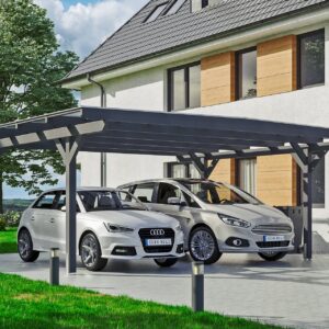 Carport Odenwald gerade Kopfbänder