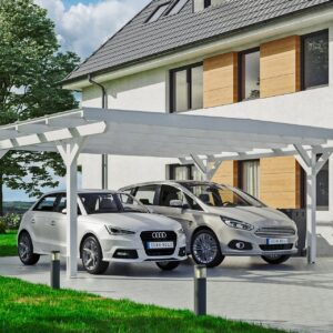 Carport Odenwald gerade Kopfbänder