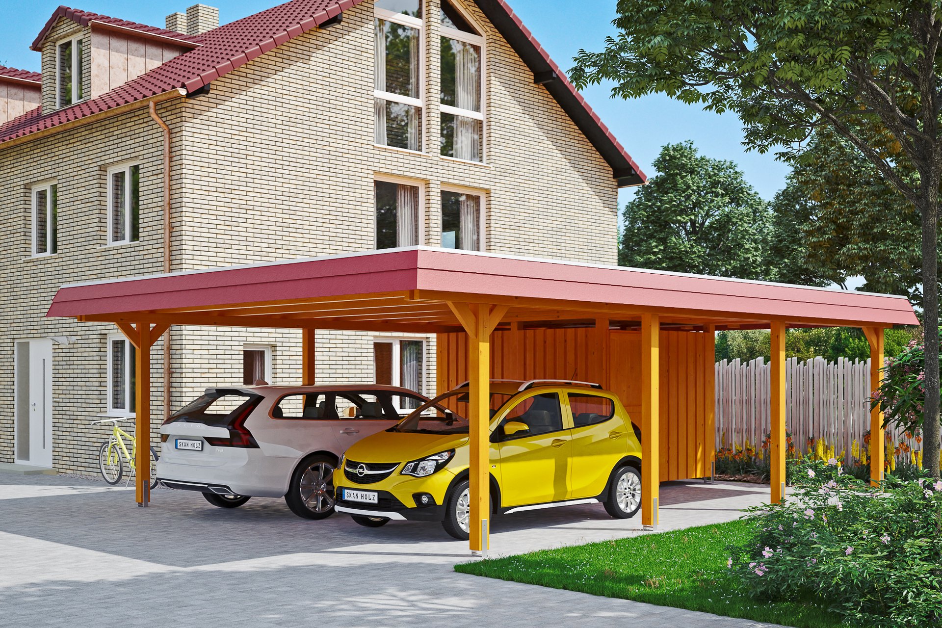 Carport Wendland mit Abstellraum 1 Carport Wendland mit Abstellraum